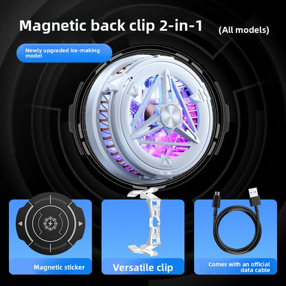 Magnetic Semiconductor Frost Phone Cooler with Digital Display