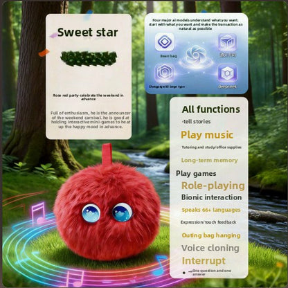 AI Interactive Plush Learning Companion AI Interaction Conversation