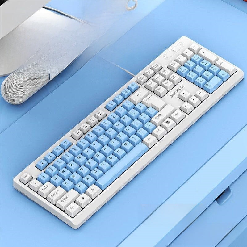 Office keyboard and mouse wired Magnetic Axis 104 keys
