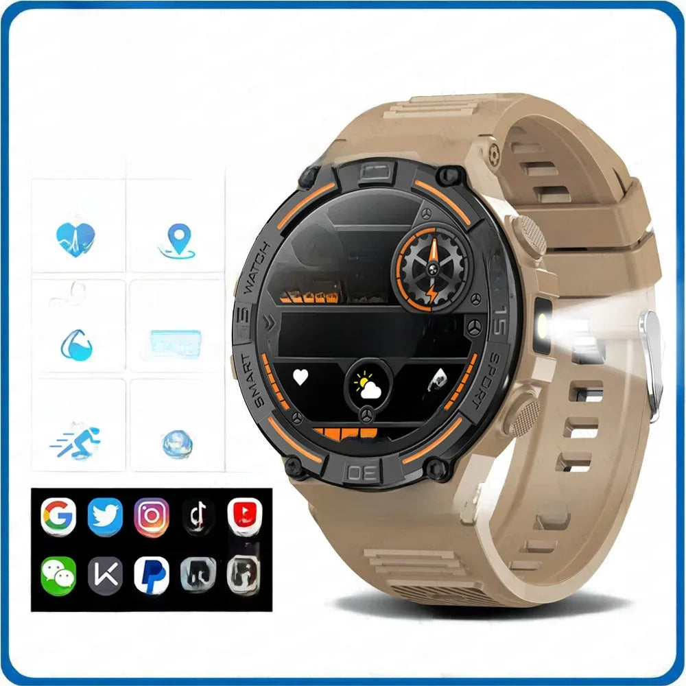 Bluetooth Smart Watch with Advanced Features and Health Tracking - ZeeTec Store