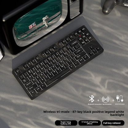 Wireless Mechanical Keyboard with Bluetooth Triple-Mode Connectivity