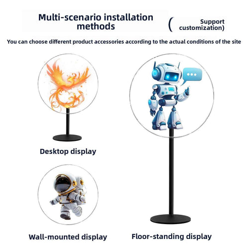 Desktop Holographic 3D Fan Display