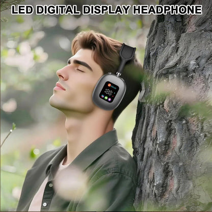 Wireless Headphones with RGB Screen for Immersive Audio Experience - ZeeTec Store
