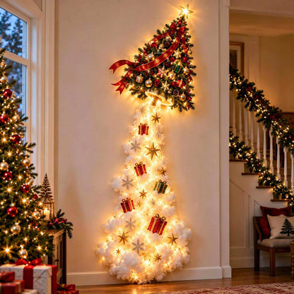 Christmas Themed LED Wall Night Light Wall Mount Festive Design
