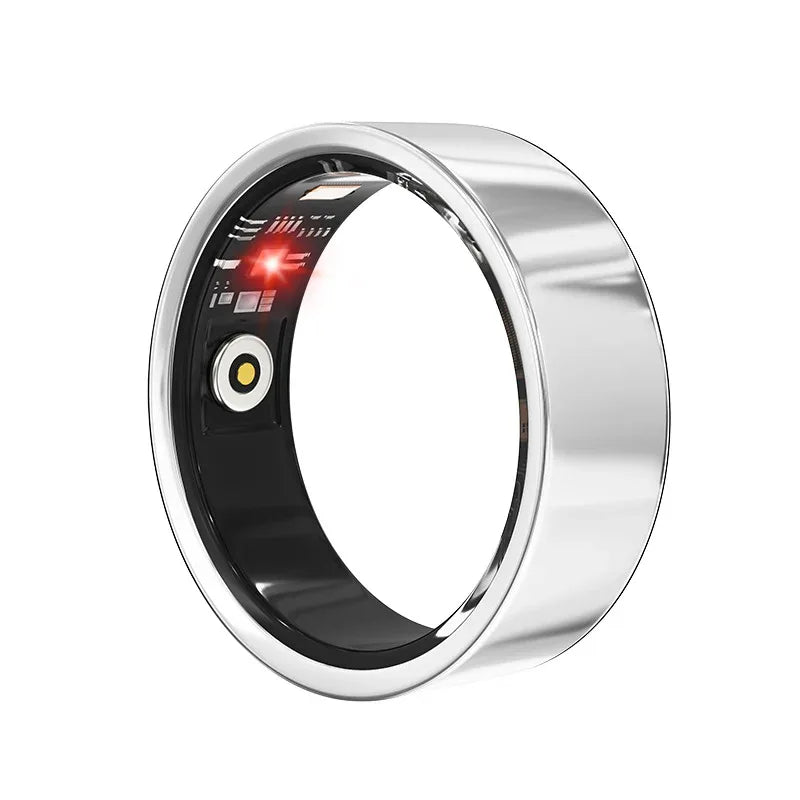 Slim Design Smart Ring with Health Tracking, Charging Box, Heart Rate, Blood Oxygen, Sleep Monitoring, Step Counting, Free App - ZeeTec Store