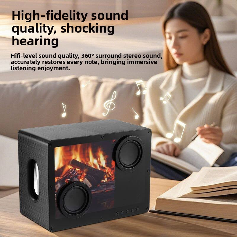Transparent Floating Lyrics Bluetooth Speaker - Experience Music Like Never Before - ZeeTec Store