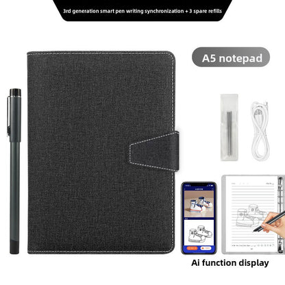 Smart Writing Notebook, Syncs with mobile devices for digital note-taking,  Multifunctional, Paper Screen Sync - Transfers handwritten notes to digital formats in real-time