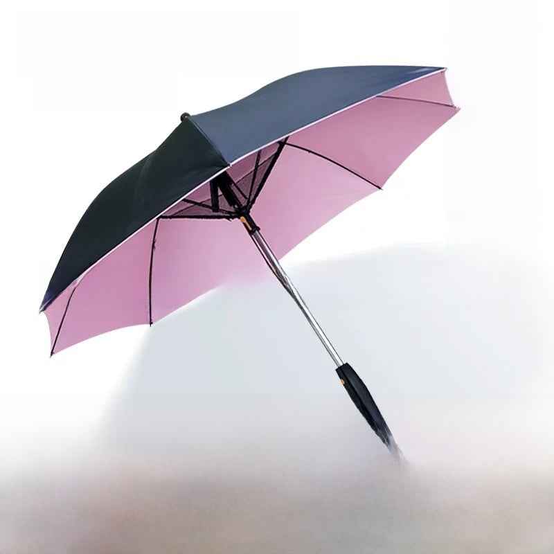 USB Charging Sun Umbrella with Cooling Fan
