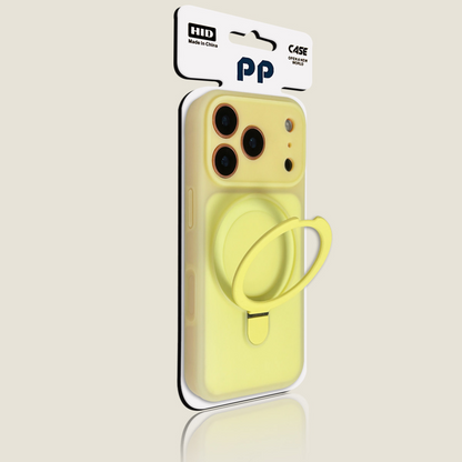 Magnetic Stand Skin-Feel Phone Case Dopamine Protective Cover