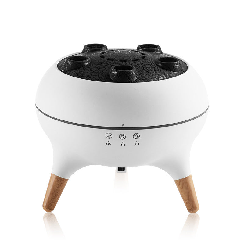 Ultrasonic Essential Oil Diffuser with Flame Effect and Color Changing Lights