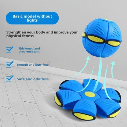 Magic Deformable Flashing Flying Saucer Ball