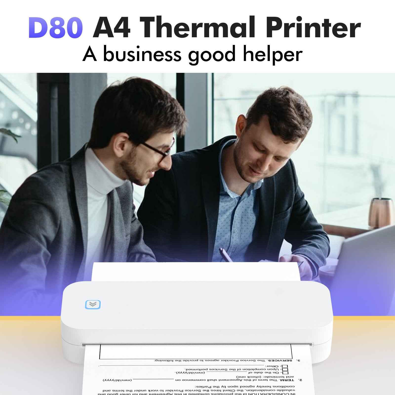 Portable A4 Bluetooth Thermal Printer