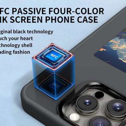 E-ink screen phone case