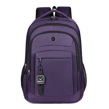 Large Capacity Nylon Backpack with Laptop Compartment