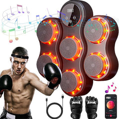 Intelligent Music Boxing Machine, home fitness device, advanced electronic technology integrating music elements, Adjustable Electronic Wall Target, Made of high-quality materials, nine speed rate - wider target surface