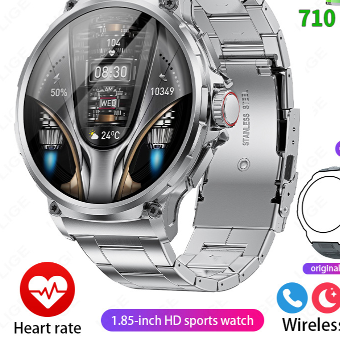 Lige V69 Smart Watch 1.85inch Smart Reminder