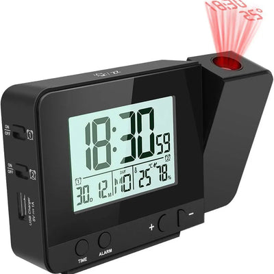 Projection Alarm Clock - Wake Up to Time in Focused Clarity - ZeeTec Store