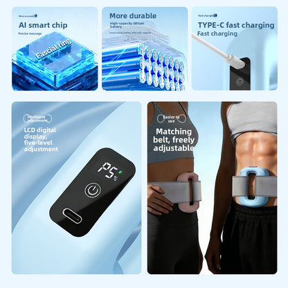 Fat-throwing machine fascia ring thin belly artifact. Designed for abdomen, legs, waist, neck, hands, and feet. Ensures effective and targeted massage.