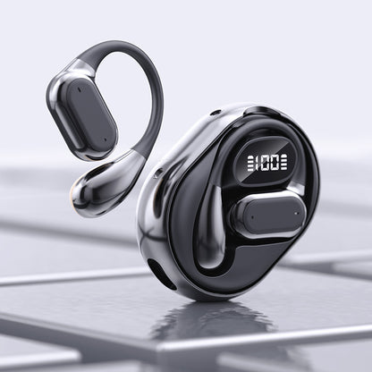 Bluetooth Headset Wireless, Digital display screen, Ear-hook design, Voice control, Long battery life