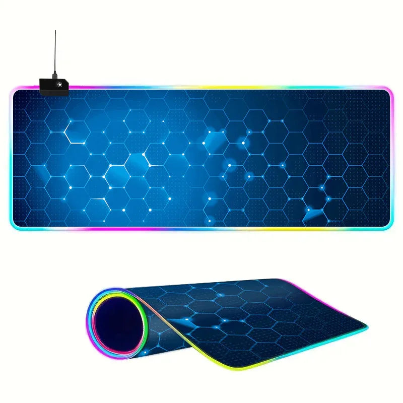 Colorful LED Mouse Pad for Enhanced Gaming Experience - Super Large Luminous Design - ZeeTec Store