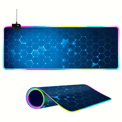 Colorful LED Mouse Pad for Enhanced Gaming Experience - Super Large Luminous Design - ZeeTec Store