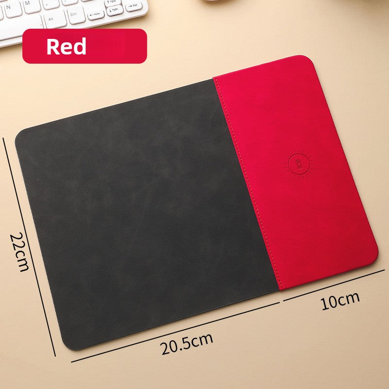 Wireless Charging Mouse Pad 15W Fast Charging PU Desk Mat - ZeeTec Store