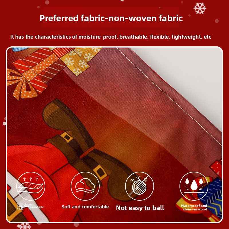 Christmas chair back cover Festive Decorative Design