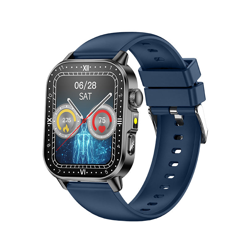 Smart Watch AMOLED Ultra-Retina Screen with Bluetooth Calling and AI-Powered algorithms for personalized health data analysis.