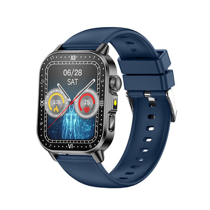 Smart Watch AMOLED Ultra-Retina Screen with Bluetooth Calling and AI-Powered algorithms for personalized health data analysis.
