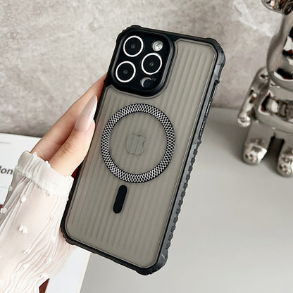Magnetic Phone Case for iPhone with Shockproof Corners and Anti-Slip Grip