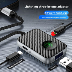 OTG adapter, also known as a three-in-one USB converter