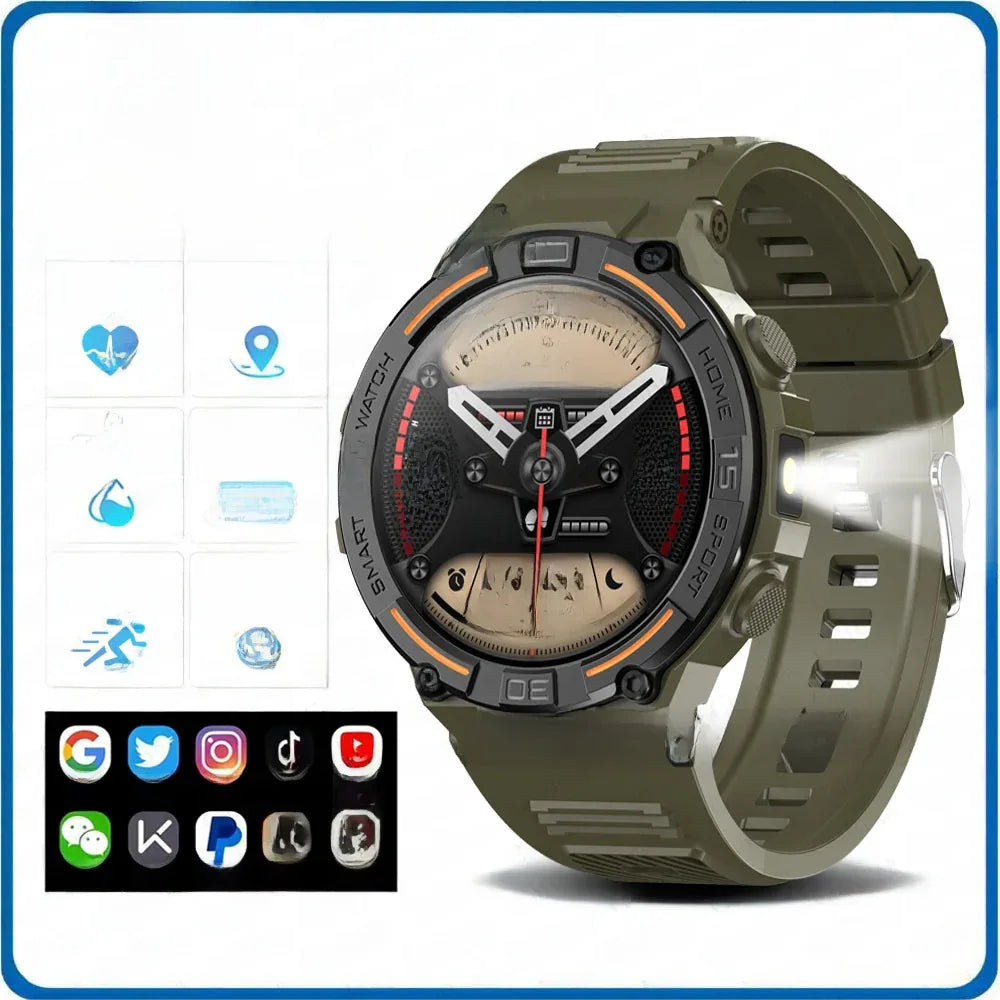 Bluetooth Smart Watch with Advanced Features and Health Tracking - ZeeTec Store