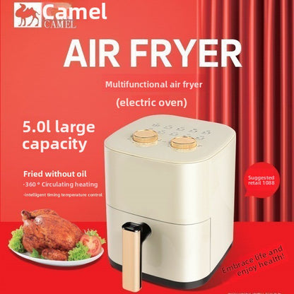 Smart Air Fryer with Visual Window, Smart Control, Large Capacity: 5L-6L, Multiple Models
