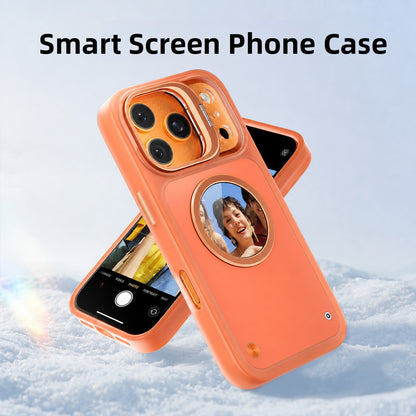 Smart secondary screen iPhone case selfie DIY wallpaper