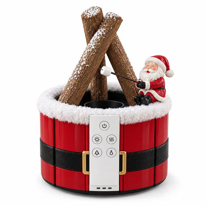 Christmas Themed Hand Painted Aroma Diffuser Decorative. Features charming Christmas-themed figures like Santa Claus and Candy Man, perfect for seasonal decoration and gift-giving.