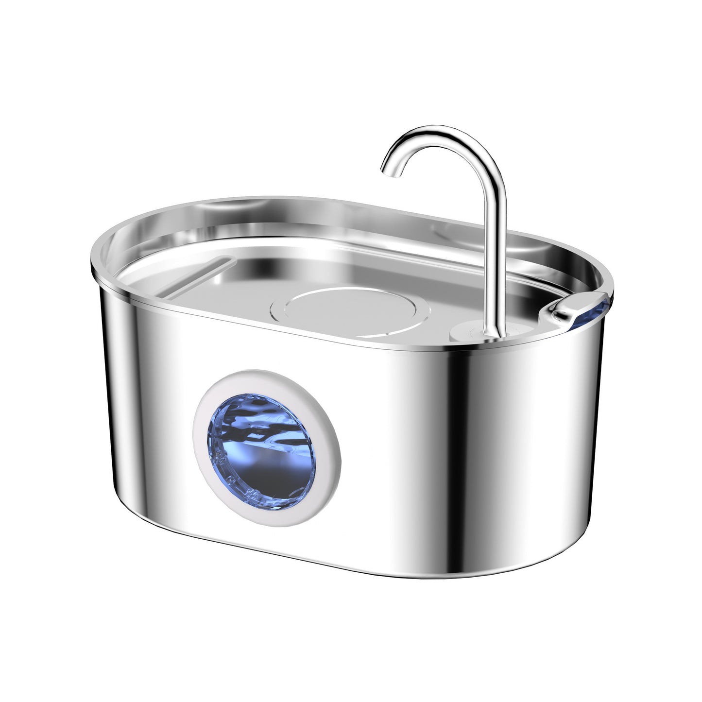 Stainless Steel Pet Water Dispenser with Filtration