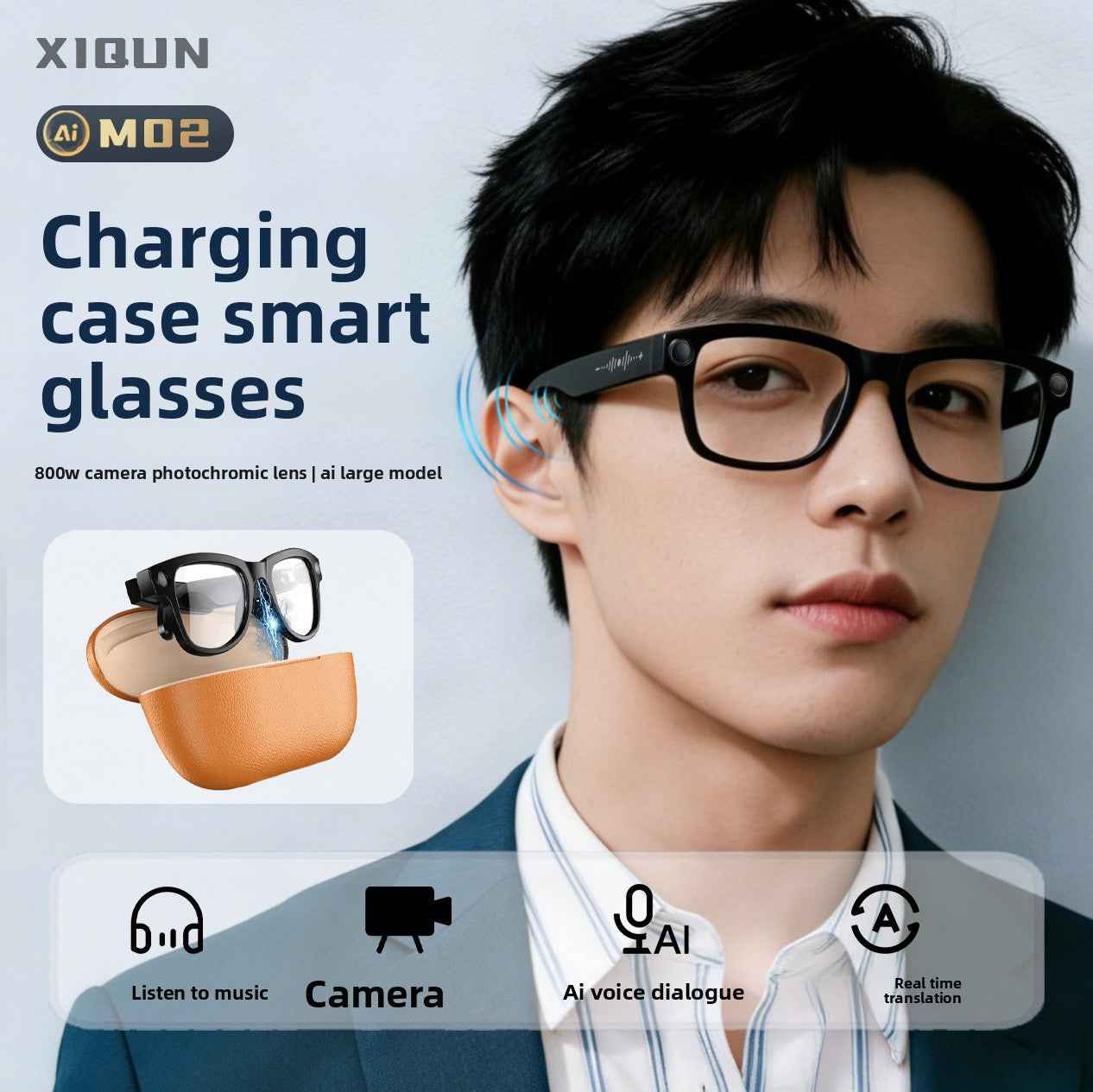 Ultra Smart Glasses with WiFi Transmission