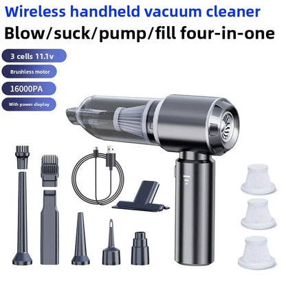Wireless Car Vacuum Cleaner and Blower for Effortless Cleaning - ZeeTec Store