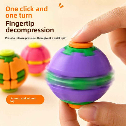 3D Printed Press Spin Fidget Toy Stress Relief