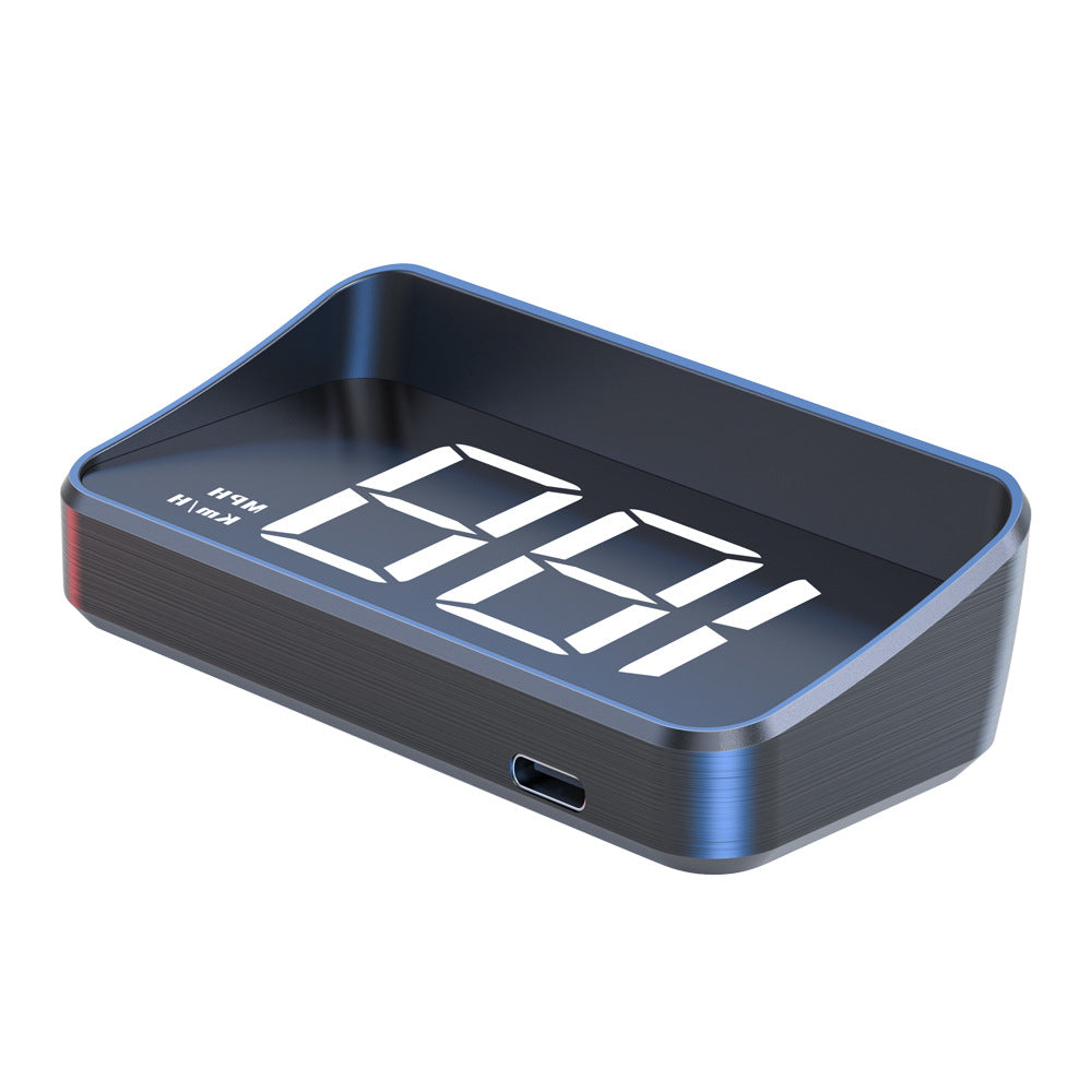 Head-up display Projects speed and driving data onto the car windshield for safer driving. Universal compatibility