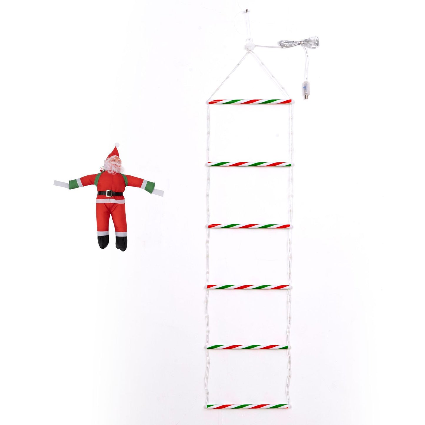 Santa Claus LED Ladder Light for Christmas Decoration