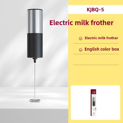 Rechargeable Handheld Electric Mixer with Interchangeable heads for mixing, frothing, and blending tasks