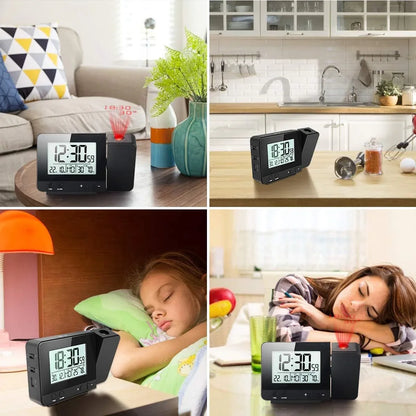 Projection Alarm Clock - Wake Up to Time in Focused Clarity - ZeeTec Store