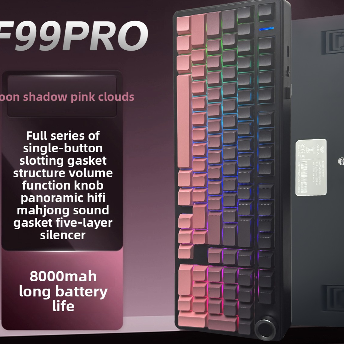 Aula F99 Pro Mechanical Kayboard Custom