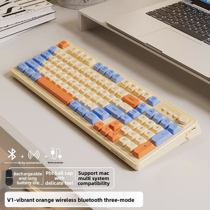 Wireless Keyboard Mouse Backlight Mechanical Feel