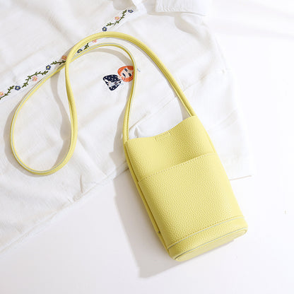 Women Soft Leather Crossbody Phone Bag
