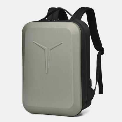 Hard Shell Laptop Backpack with Reflective Strips