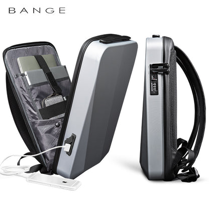 PC Hard Shell Backpack USB Charging Shockproof Anti-theft