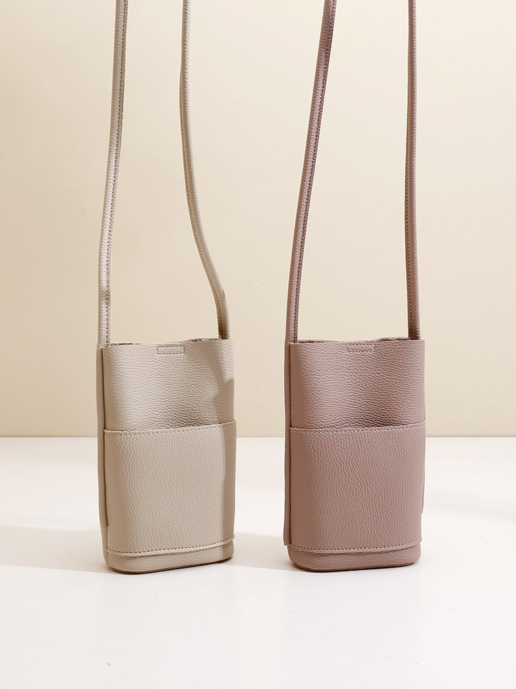 Women Soft Leather Crossbody Phone Bag