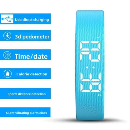 T5C Smart Bracelet with Color Screen Music Step Counter